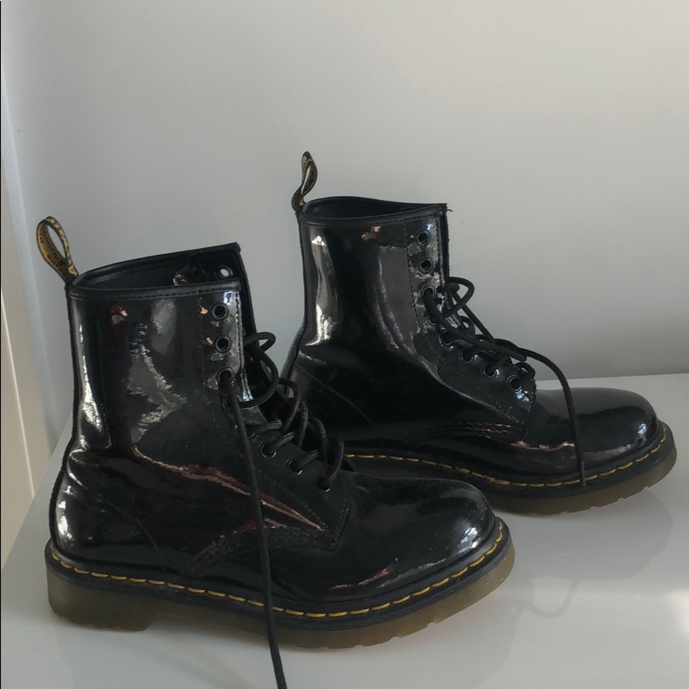 Matte black dr.martens